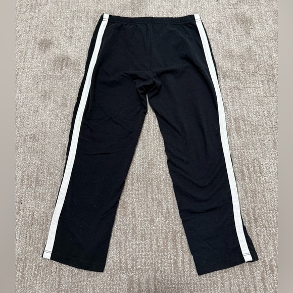 Urban Outfitters Black Capri Trousers with White Stripes - Picture 2 of 4